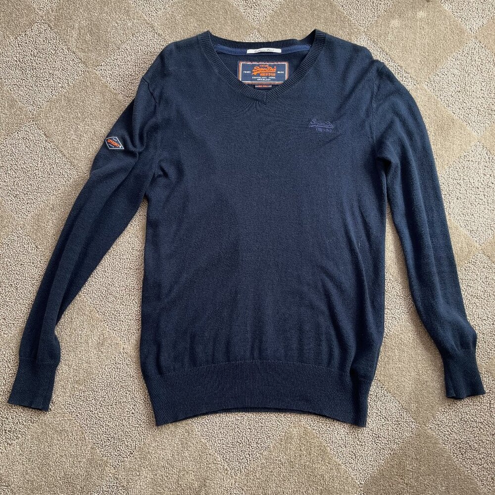Superdry V-neck Jumper Cashmere Blend